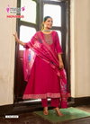 Hansika Vol 4 By Mystic 9 Fancy Fabric Kurti With Bottom Dupatta Online Wholesale